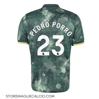 Tottenham Hotspur Pedro Porro #23 Maglia Gara Terza Repliche 2024-25